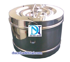 Hộp hấp gòn tròn 20x13cm