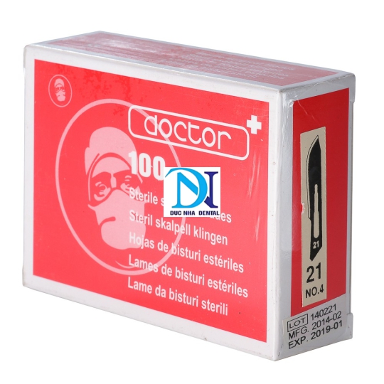 Lưỡi dao mổ Số 10 India 100c/hộp