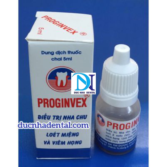 DD Proginvex 5ml điều trị nha chu, viêm loét miệng…