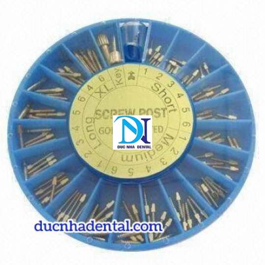 Chốt ống tủy bộ vàng (120c/Bộ)
