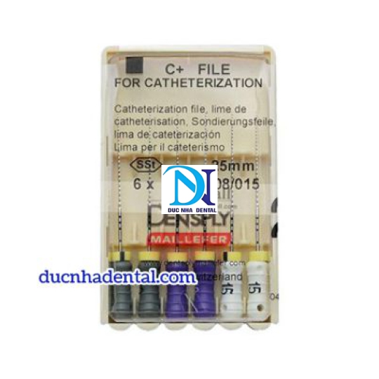 C+ FILE_ Trâm dũa C Dentsply (6cây /vĩ)